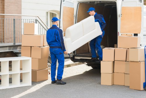 Secure mobile self storage solution for a Millbank property