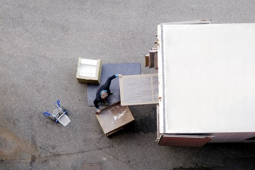 Organised household belongings ready for secure storage