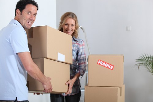 Safe handling of office furniture and IT during Millbank removals